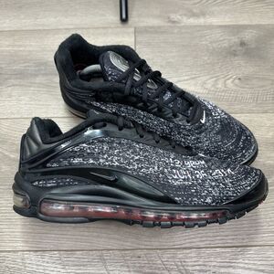 Nike Air Max Deluxe x Skepta Mens Size 9.5 Shoes Black Deep Red Sneakers